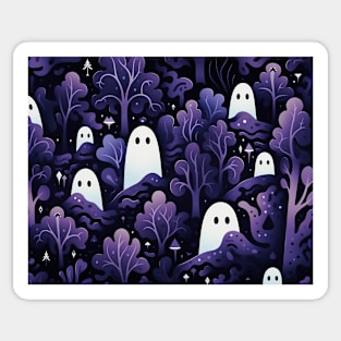 Ghosts of the Purple Forest Sticker
